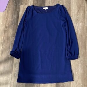 Entro Royal Blue Long Sleeve Dress
